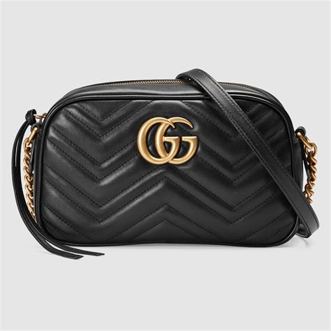 gucci mini gg 2.0 matelassé leather shoulder bag|GG Marmont Mini Bag Matelassé in Black Leather .